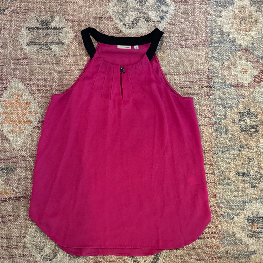 Halogen flowy Women's Pink Sleeveless Top